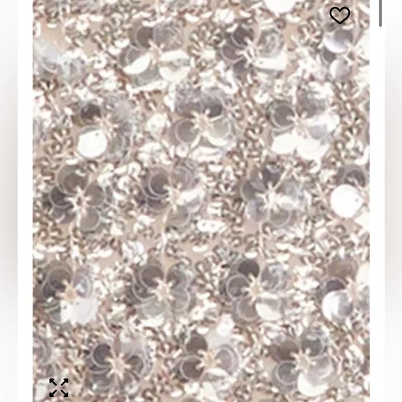 NWT!! Sparkling Sequin Spaghetti-Strap Prom Dress in Champagne - Picture 7 of 7